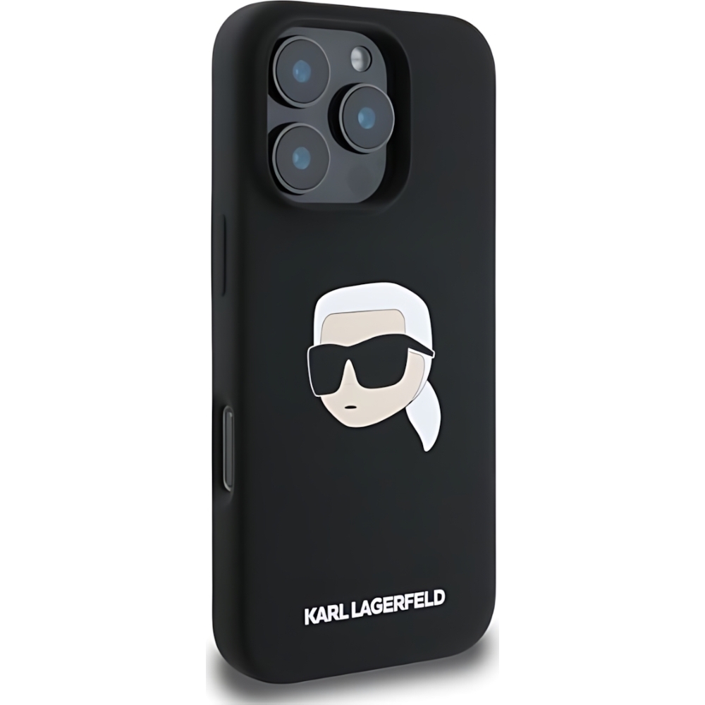 Etui Karl Lagerfeld Silicone Karl Head MagSafe dla iPhone 16 Pro 